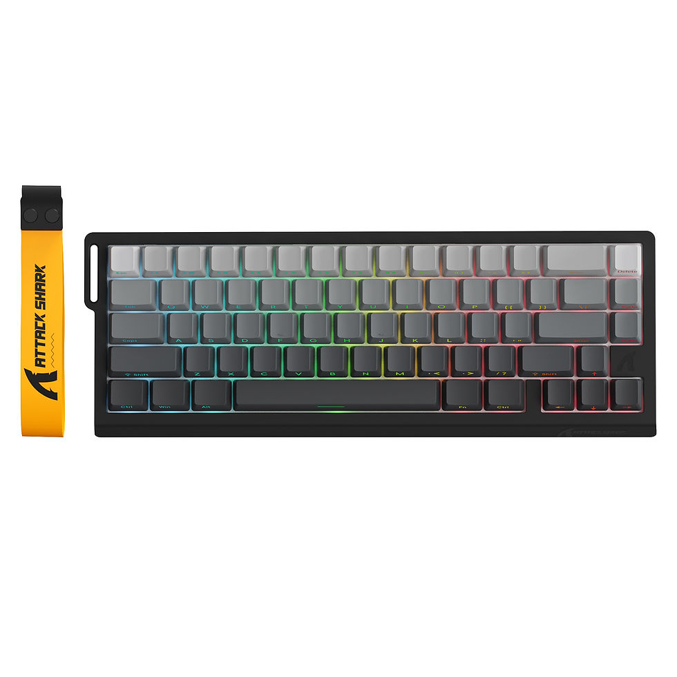 Thumbnail: ATTACK SHARK X68PRO HE 60% Wireless Rapid Trigger Gaming Keyboard,Adjustable Act