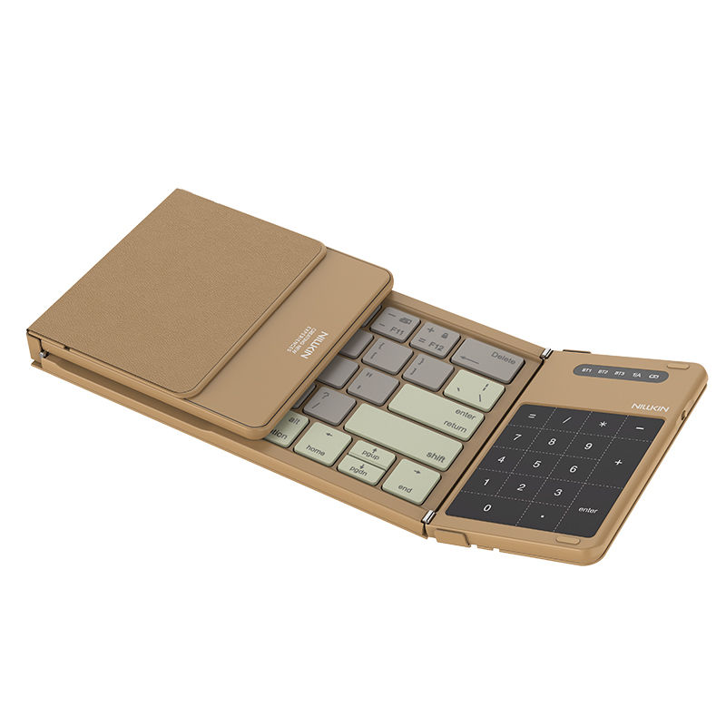 Thumbnail: NILLKIN Folding Wireless Bluetooth Keyboard with Touchpad Mini Rechargeable Keyb