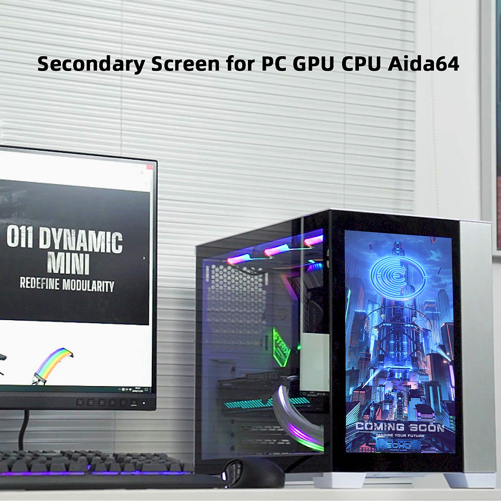 Thumbnail: Wisecoco 2K 1920*1080 HD IPS LCD Gaming CPU GPU Secondary Display 14 inch Portab