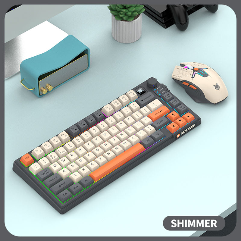 Thumbnail: XUNFOX K920Wireless dual-mode Bluetooth keyboard and mouse set game office lapto