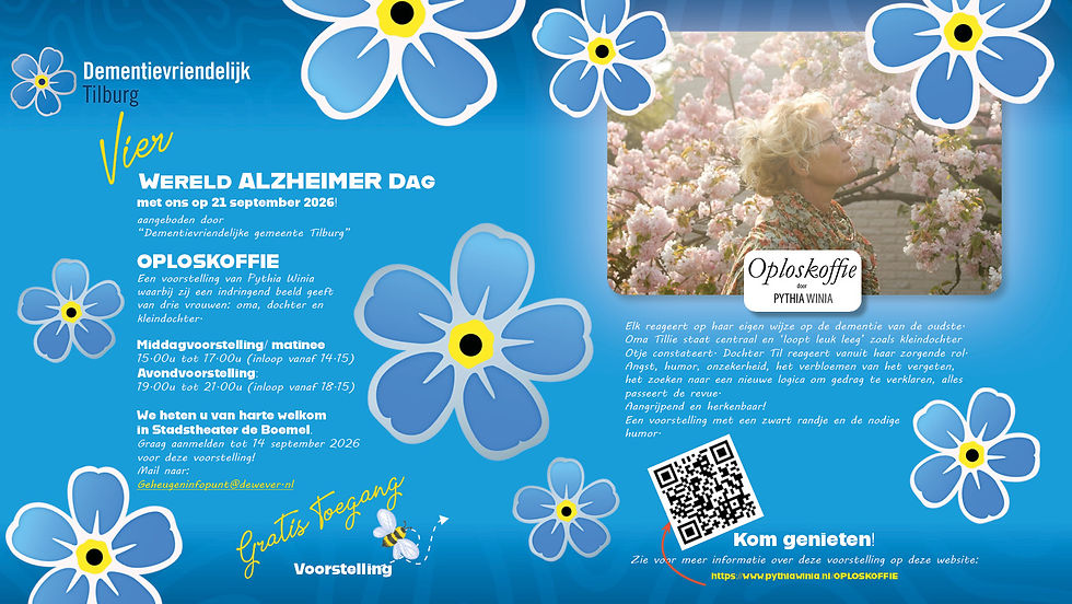 π Vier Wereld Alzheimerdag met ons π