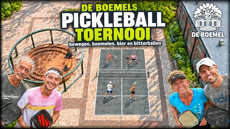 ππ₯ PICKLEBALL TOERNOOI OP ZβN BOEMELS!