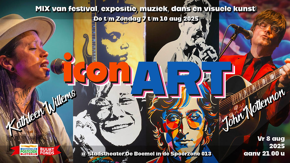 ICONart - met KATHLEEN WILLEMS & John Not Lennon