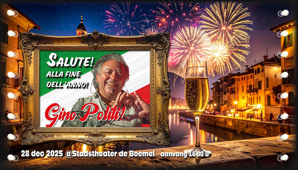 🥂 SALUTE! ALLA FINE DELL’ANNO! met GINO POLITI!
