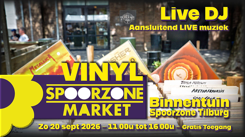 🎶💿 VINYL SPOORZONE MARKET – TILBURG! 💿🎶