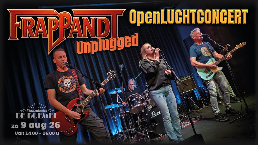 πΈ FRAPPANDT UNPLUGGED β LIVE IN DE BINNENTUIN! πΏπΆ