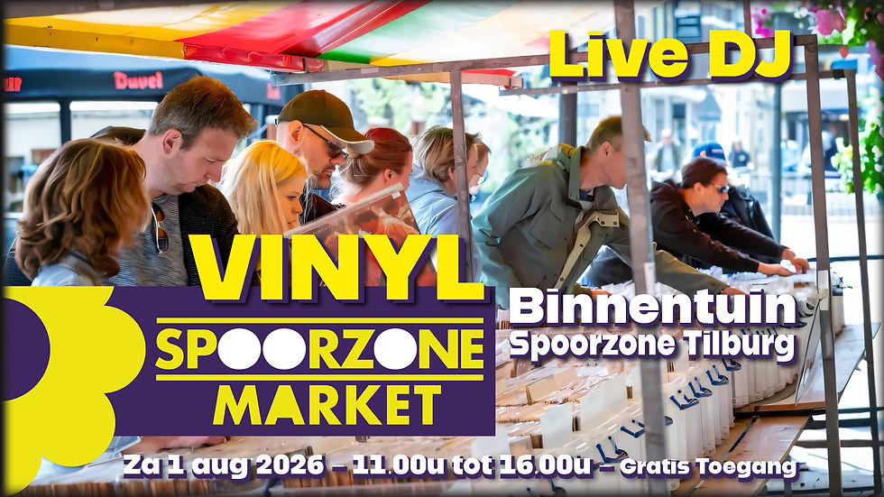 🎶 VINYL SPOORZONE MARKET – Tilburg 🎶