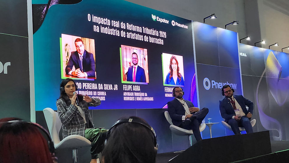 Debatemos Reforma Tributária na Expobor e Pneushow 2026