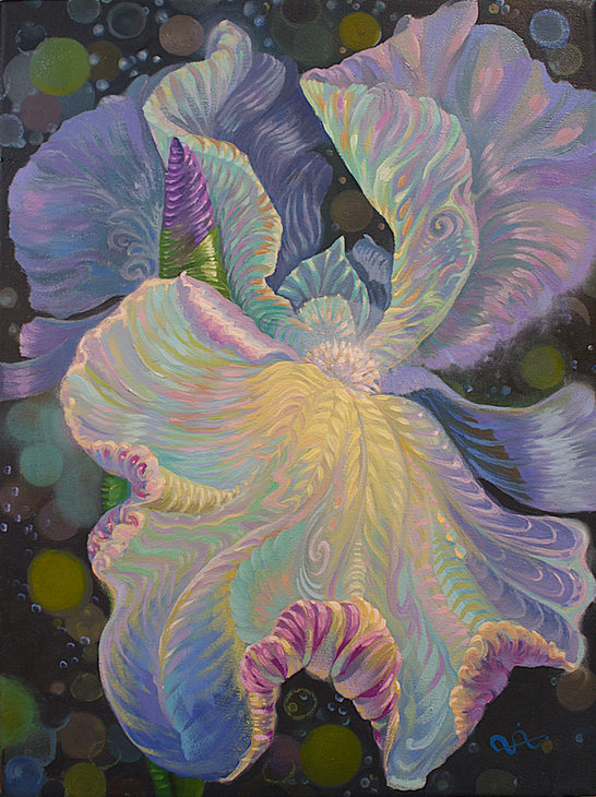 Surrealismus with Fluid Impressionismus oil Painting technique.