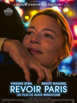 Revoir Paris

"A Paris, Mia est prise dans un attentat dans une brasserie. Trois mois plus tard, alors qu’elle n’a toujours pas réussi à reprendre le cours de sa vie et qu’elle ne se rappelle de l’évènement que par bribes, Mia décide d’enquêter dans sa mémoire pour retrouver le chemin d’un bonheur possible."