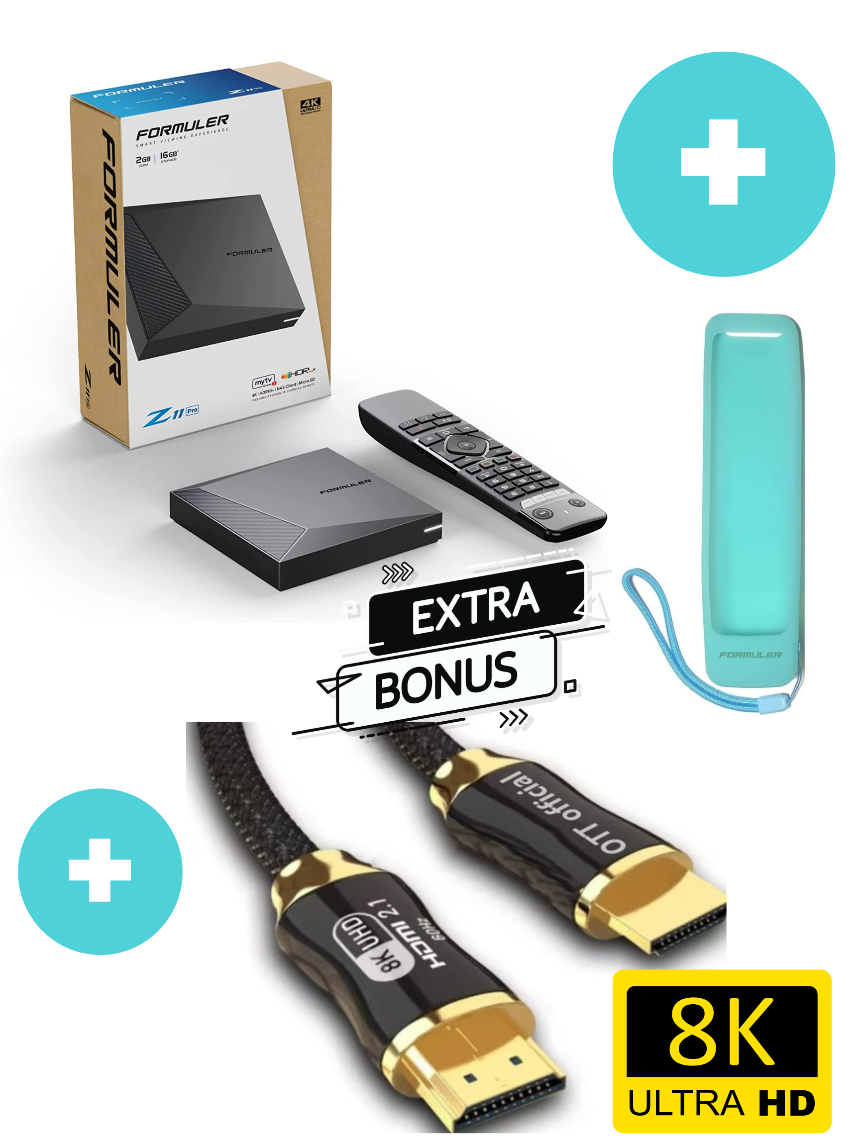 Formuler Z11 Pro Android 11 4K Dual Band 5G Gigabit LAN 2GB Ram 16GB ROM