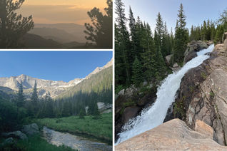 In the Silence Before Sunrise, Black Lake Hike, Rocky Mountain National Park, CO