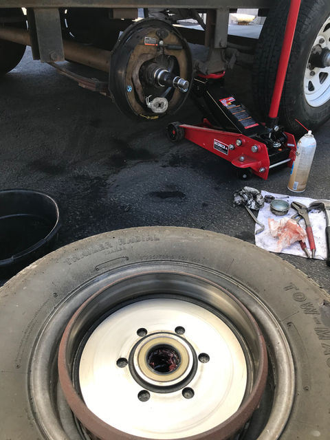 RV Wheel Bearing Repair