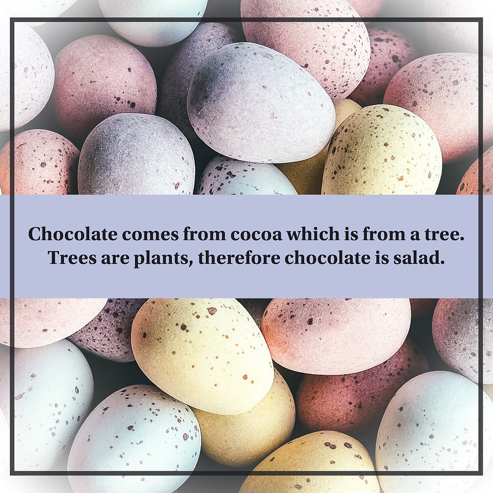 healthy chocolate quote