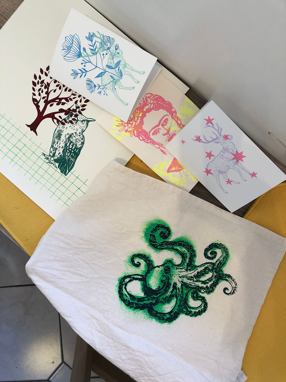 Miniaturbild: Siebdruck Workshop FAMILY