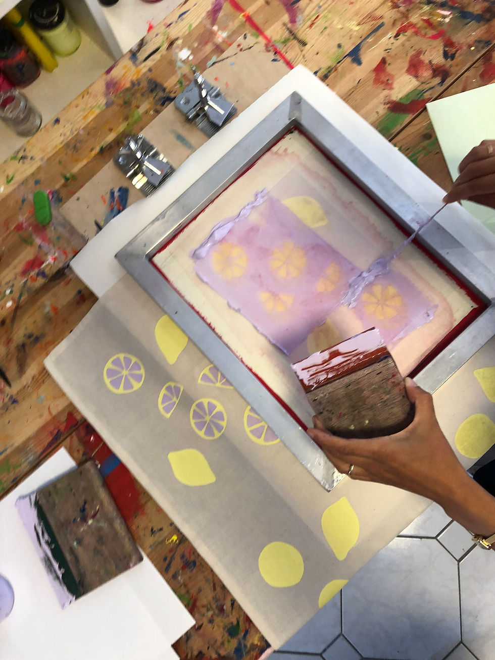 Miniaturbild: Siebdruck Workshop CUT AND PRINT