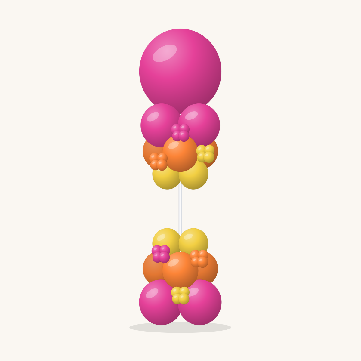 Sunset Sorbet Balloon Tower Kit