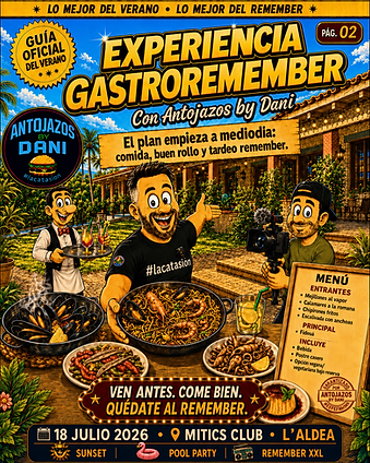 Experiencia GastroRemember del evento MEGATARDEO MIX