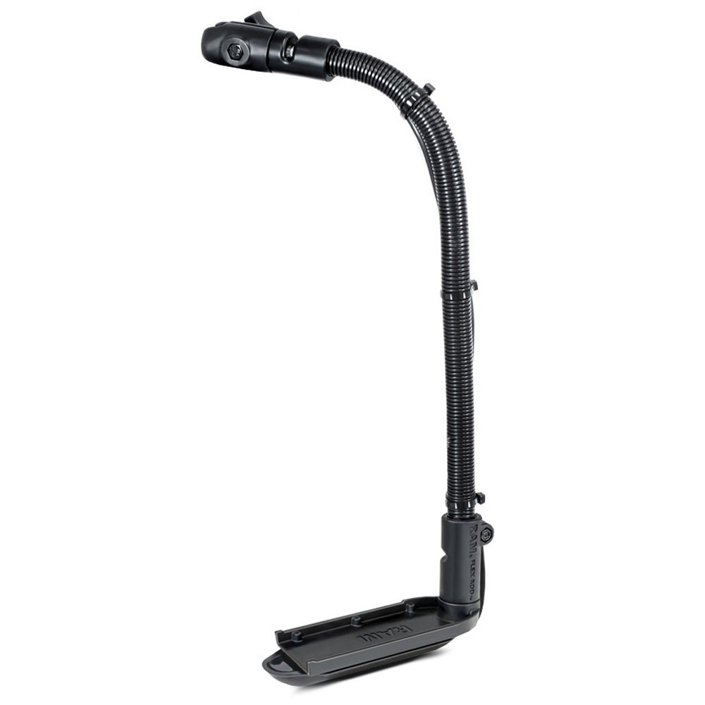RAM Mount Transducer Arm Mount w/18" Rigid Aluminum Rod & Open Single Socket f/L