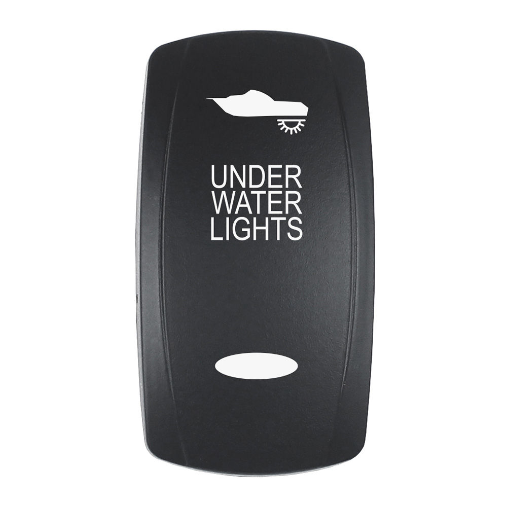 Pacer Actuator - 'UNDER WATER LIGHTS' f/V Series Contura Switches - Black - Lase