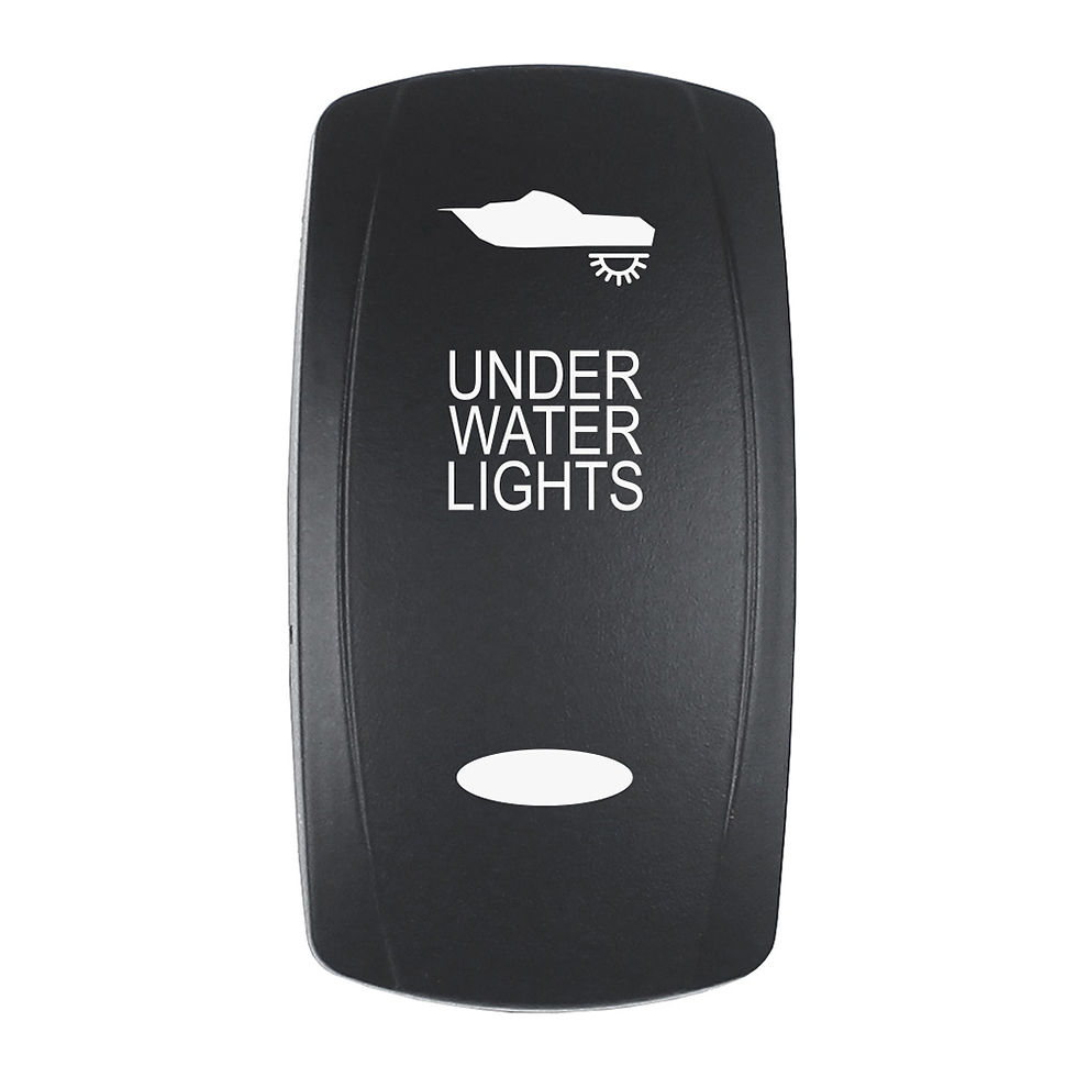 Pacer Actuator - 'UNDER WATER LIGHTS' f/V Series Contura Switches - Black - Lase