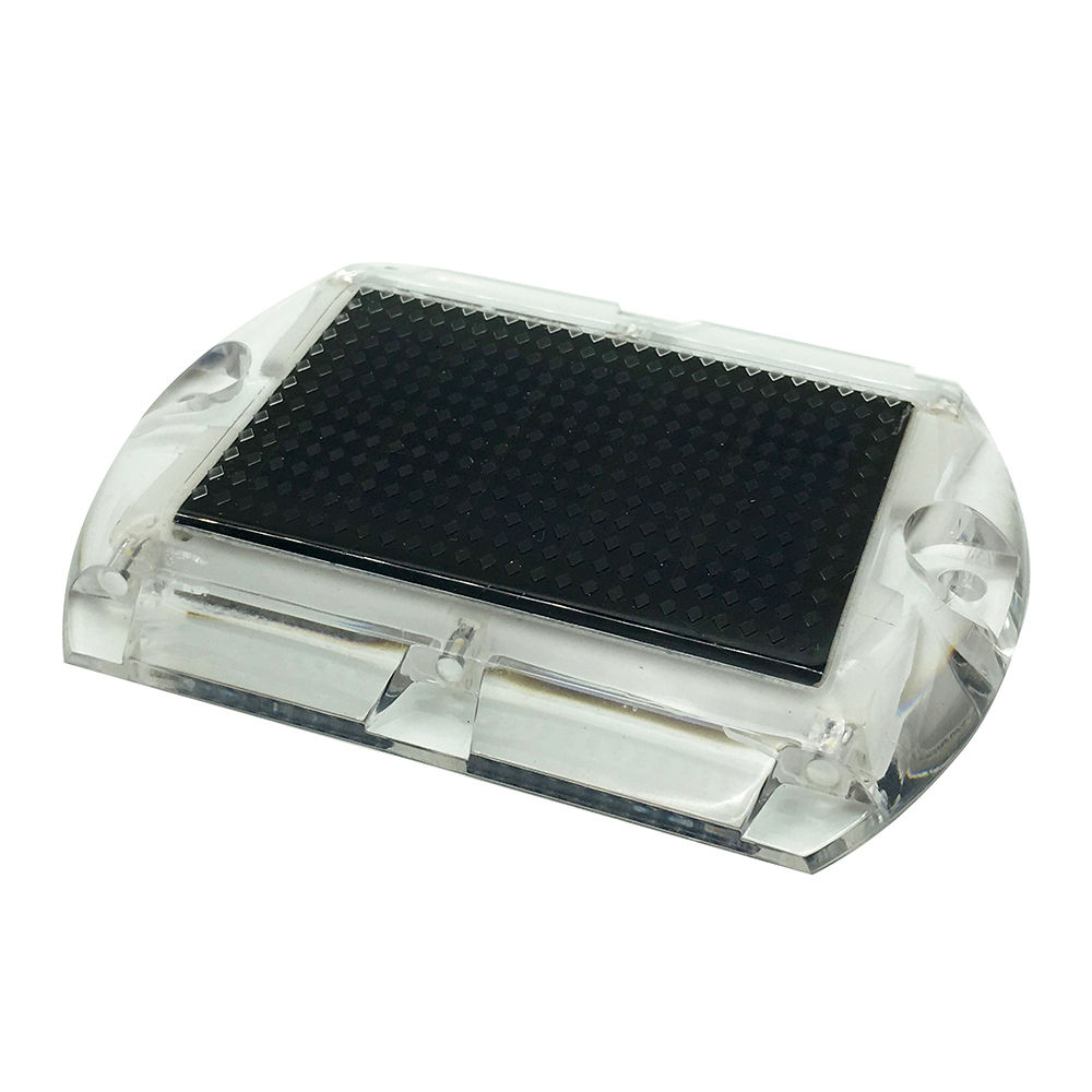 Hydro Glow 3.5" x 4.5" Rectangular LED Ultra Thin Solar Pathway Dock Light 5000K