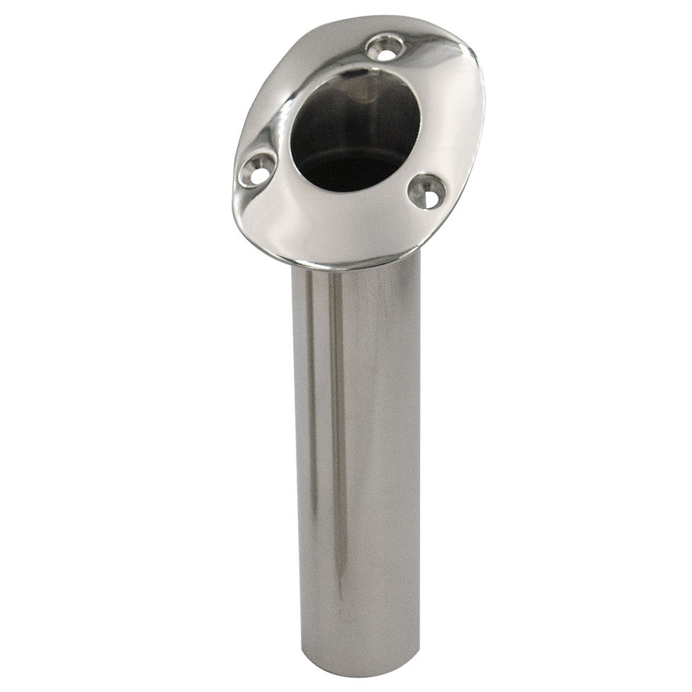 C.E. Smith 70 Series Standard Flush Mount Rod Holder - 30 Degree - Stainless Ste