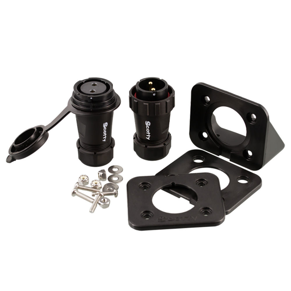 Scotty 2121 Marine Grade Plug & Socket - 12V