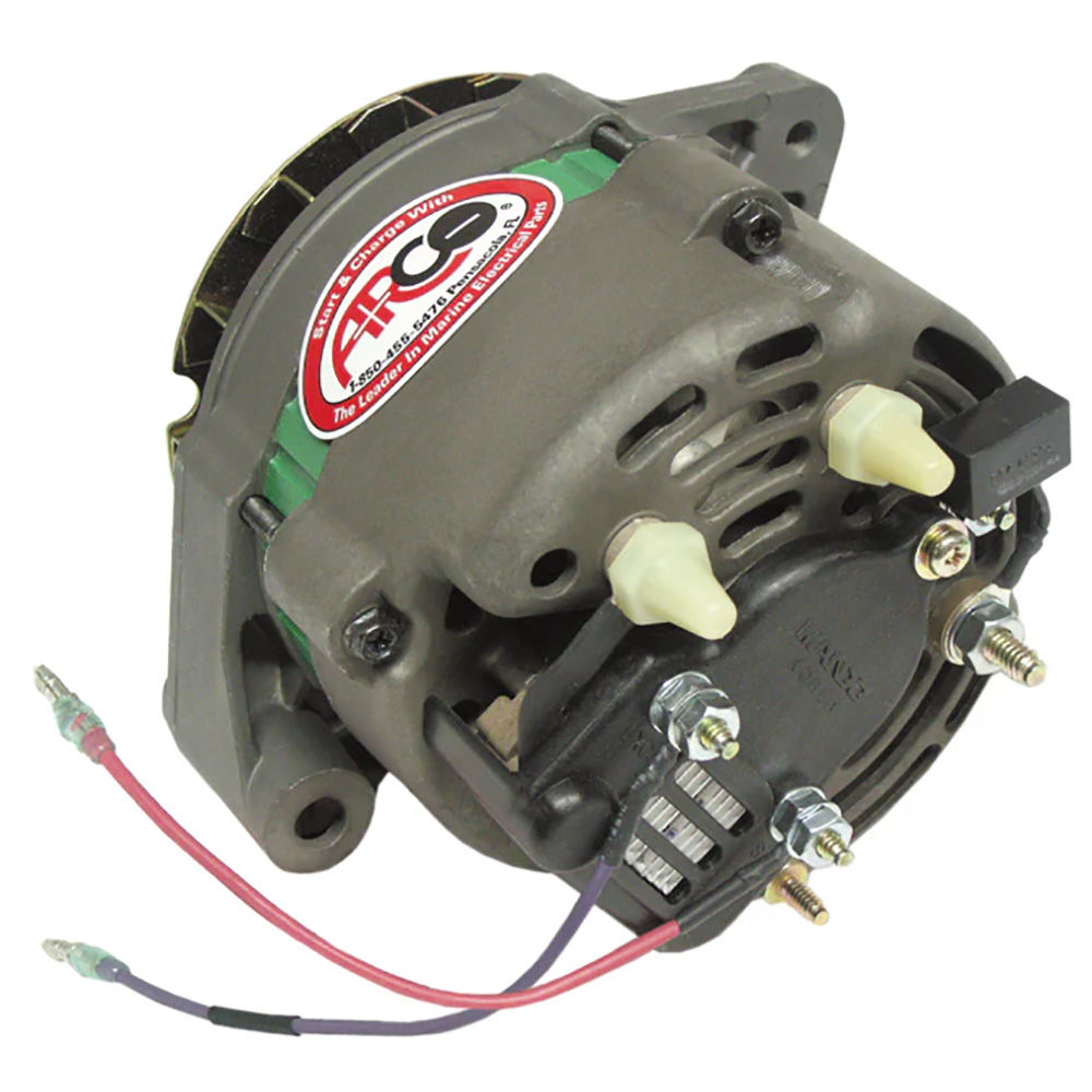 ARCO Marine Premium Replacement Alternator w/Multi-Groove Serpentine Pulley - 12