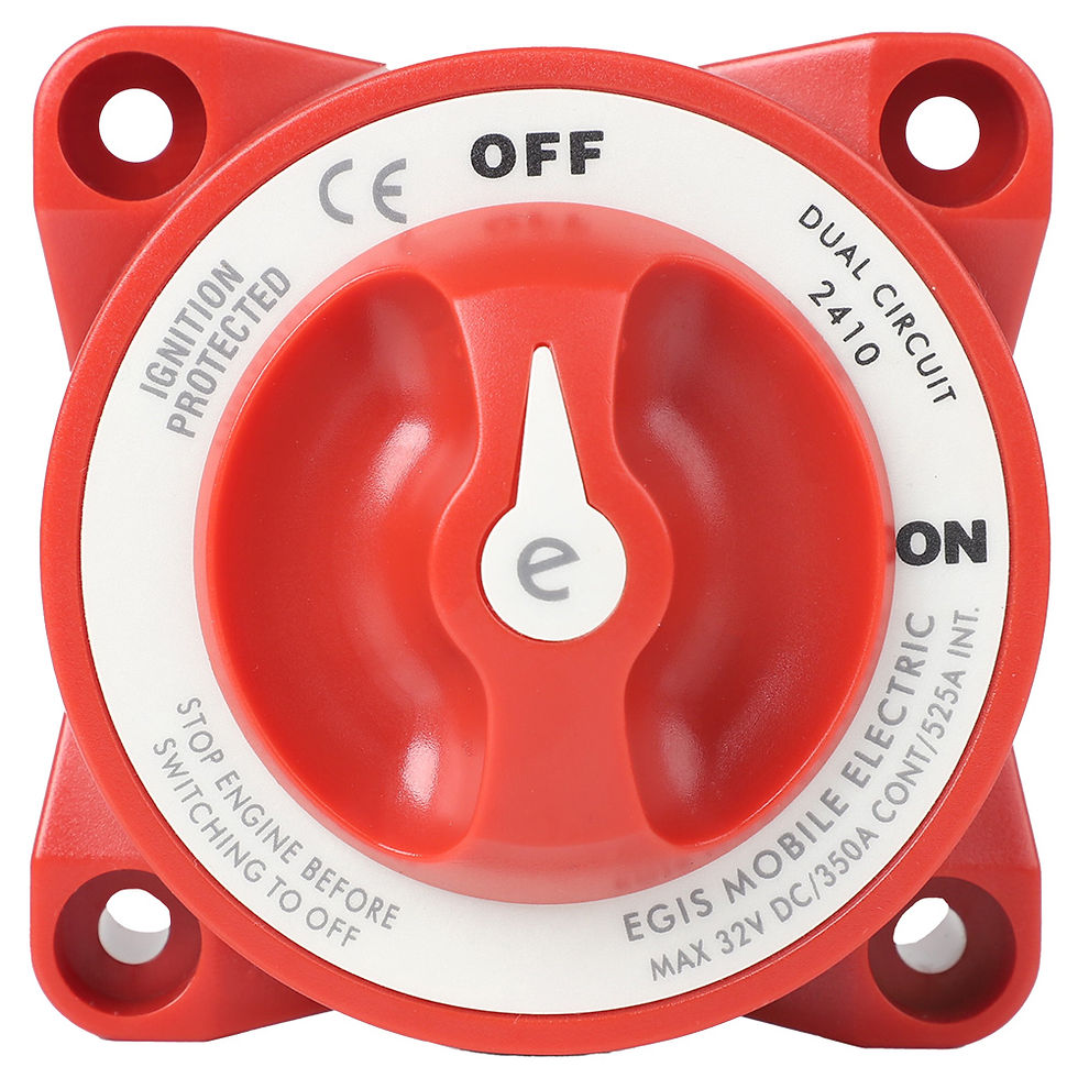 Egis E-Series 350A Dual Circuit Battery Switch Off/On