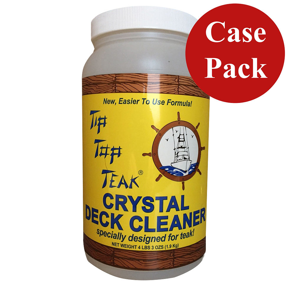 Tip Top Teak Tip Top Teak Crystal Deck Cleaner - Half Gallon (4lbs 3oz) - *Case 