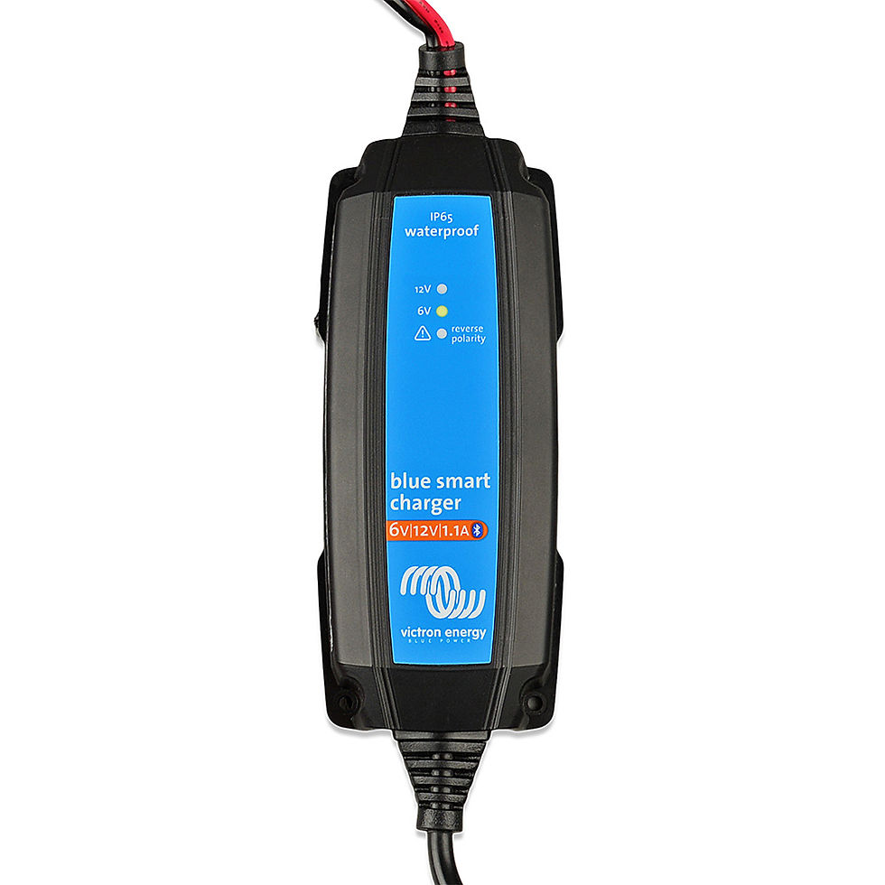 Victron Blue Smart IP65 Charger - 6V/12V - 1.1A - 120V NEMA 1-15 Retail (UL 1236
