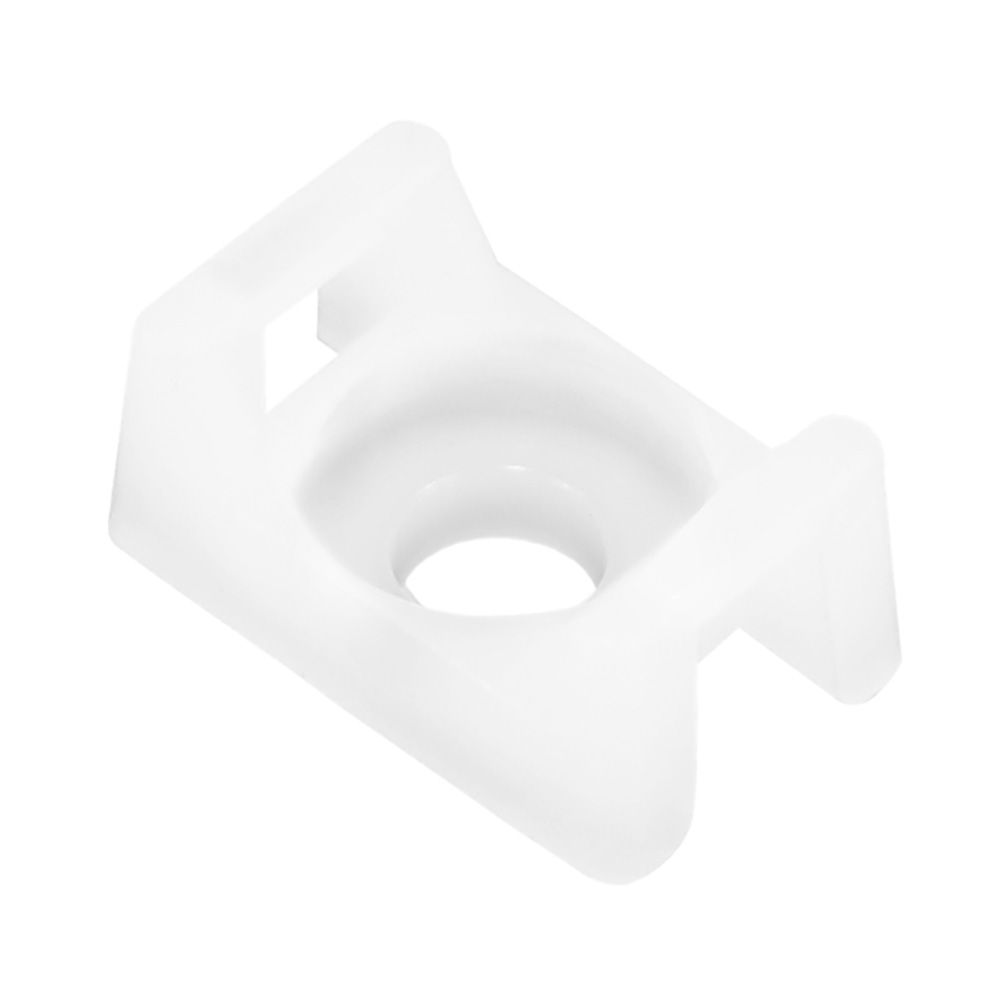 Pacer Screw Down Cable Tie Mount - #8 Screw Mount Method - Natural Color - 100 P