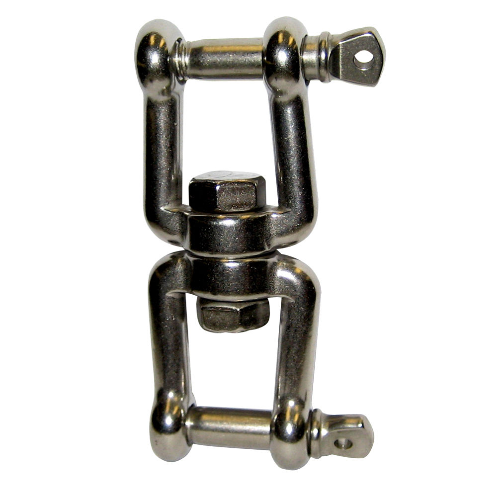 Quick SW8 Anchor Swivel - 8mm Stainless Steel Jaw Jaw Swivel for 11-16 lb. Ancho