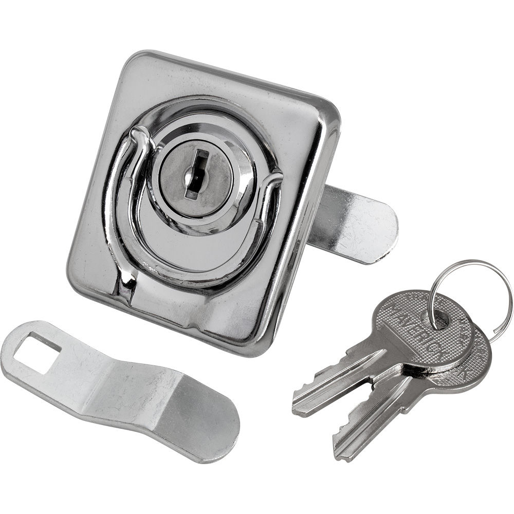 Sea-Dog Surface Mount Locking Ring Pull - Stamped 304 Stainless Steel/Die Cast Z