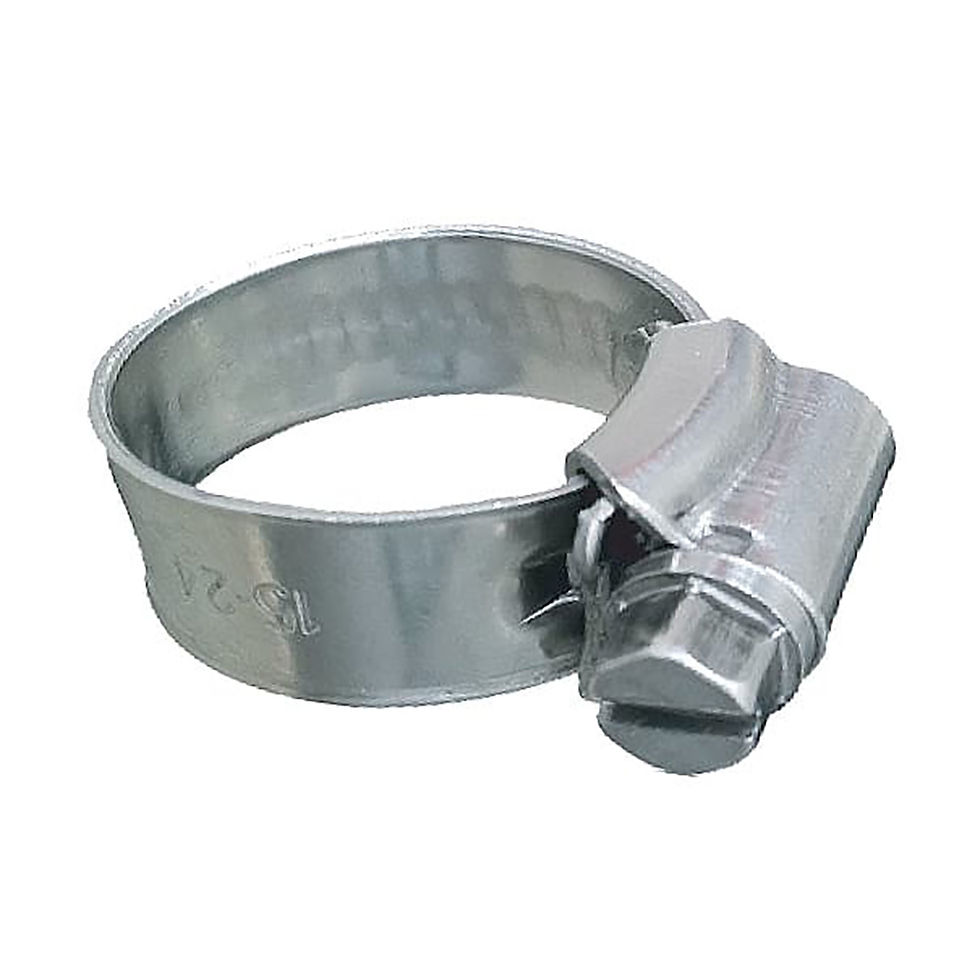 Trident Marine 316 SS Non-Perforated Worm Gear Hose Clamp - 3/8" Band - (5/16" –