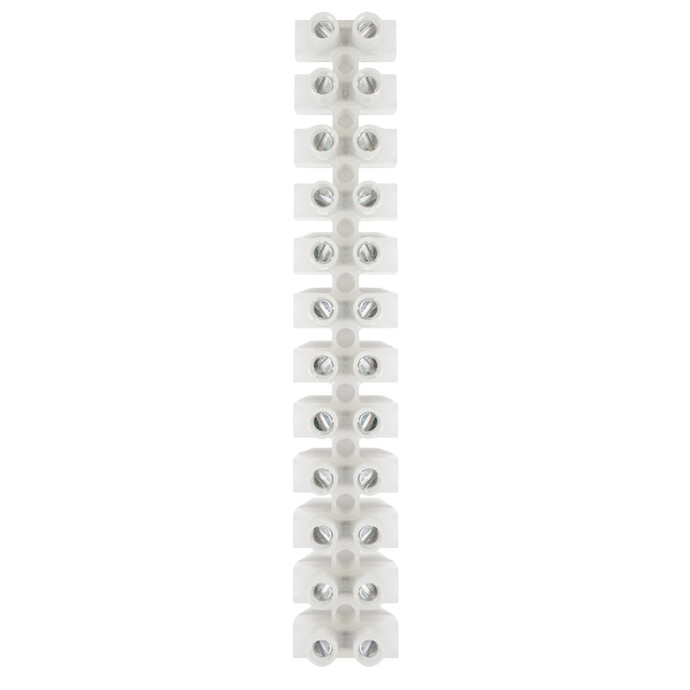 Pacer 40A Euro Style Terminal Block - 12 Positions - 5 Pack