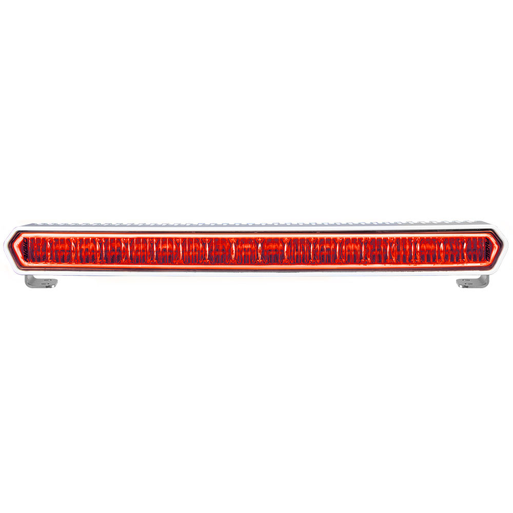 RIGID Industries SR-L Series Marine 20" White LED Lightbar - White Light w/Red H