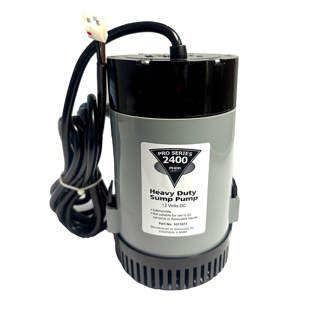 Johnson Pump Pro Series 2400 GPH Sump Pump / Utility Pump - 12V - 2400GPH w/10'