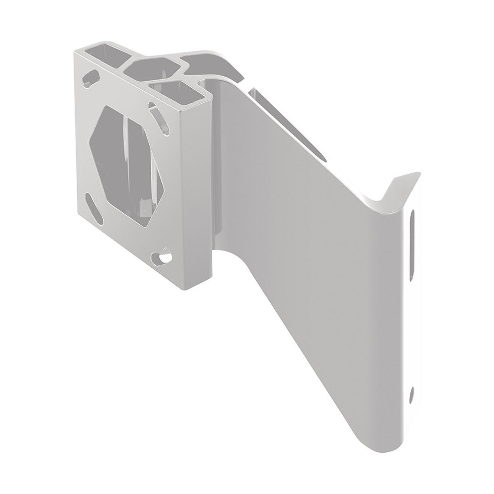 Minn Kota Raptor Jack Plate Adapter Bracket - Port - 2" Setback - 6" Rise - Whit