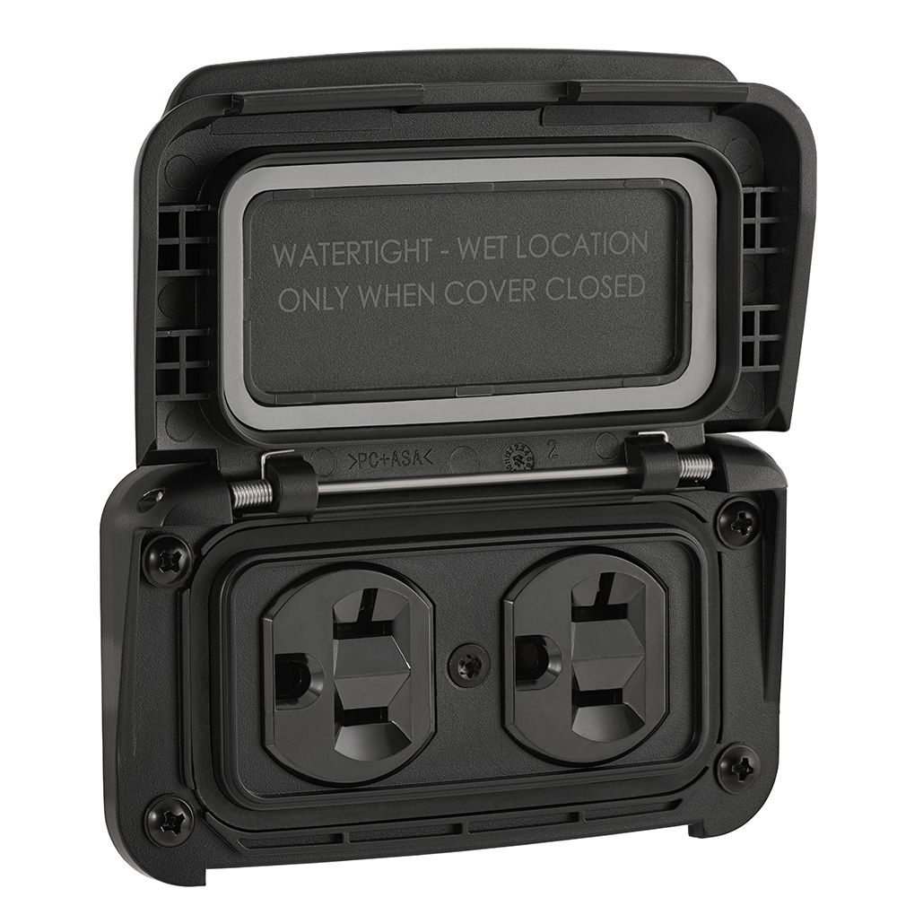 Scanstrut Ventura Series Dual AC Outlet - 125V - 20A