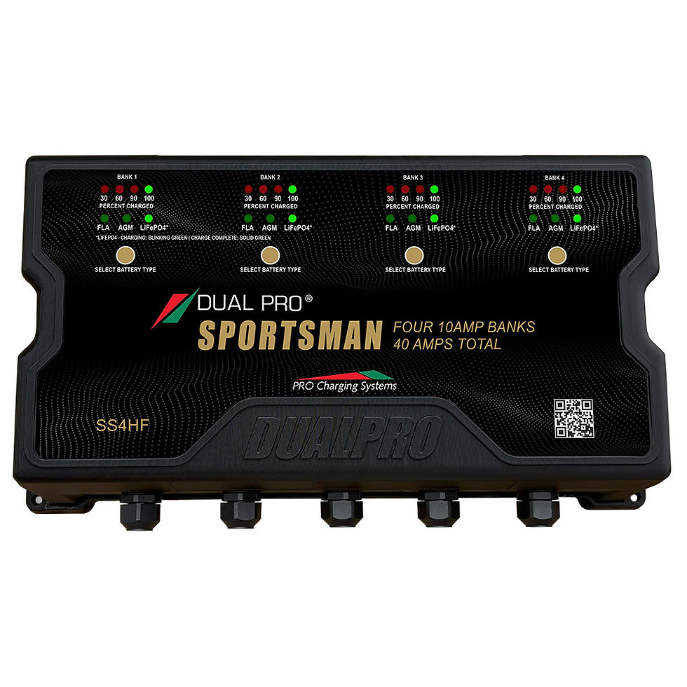 Dual Pro Sportsman HF (High Frequency) Battery Charger 40A - 4 Bank