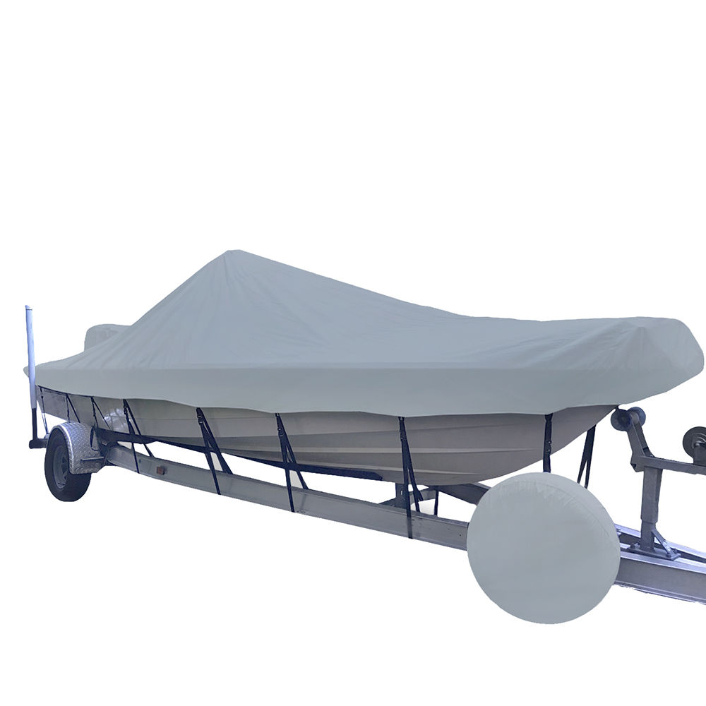 Carver Sun-DURA® Narrow Series Styled-to-Fit Boat Cover f/23.5' V-Hull Center Co
