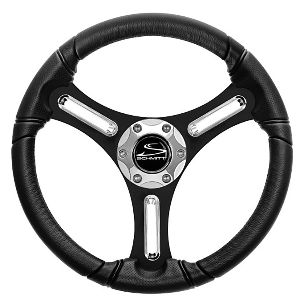 Schmitt Marine Torcello 14" Wheel - 03 Series - Polyurethane Wheel w/Chrome Spok