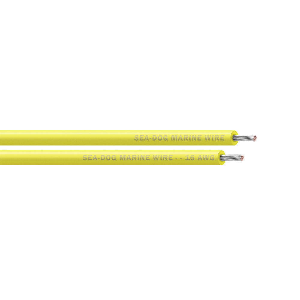 Sea-Dog 16 AWG Yellow Primary Wire - 25'