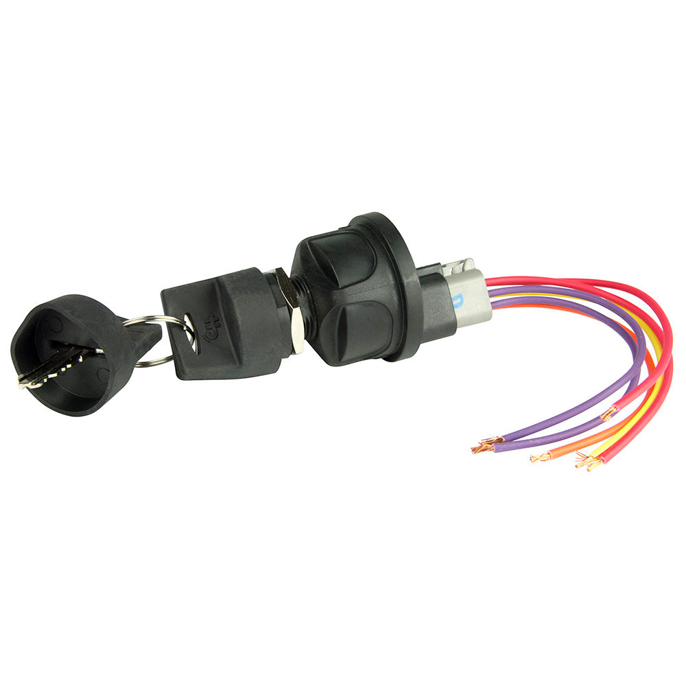 BEP 4-Position Sealed Nylon Ignition Switch - Accessory/OFF/Ignition & Accessory