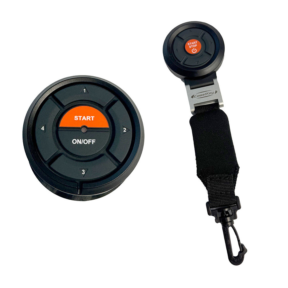 CoastKey Premium Plus Quad Mercury Engine Keyless Ignition w/Keyless Stop/Start,
