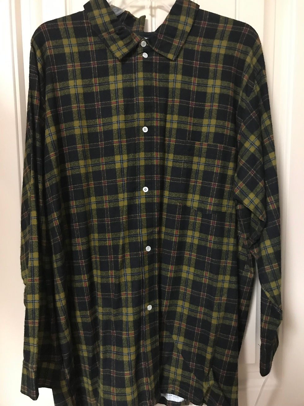 Chemise adaptée     Black Rust Plaid