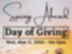Spring Ahead - Day Of Giving