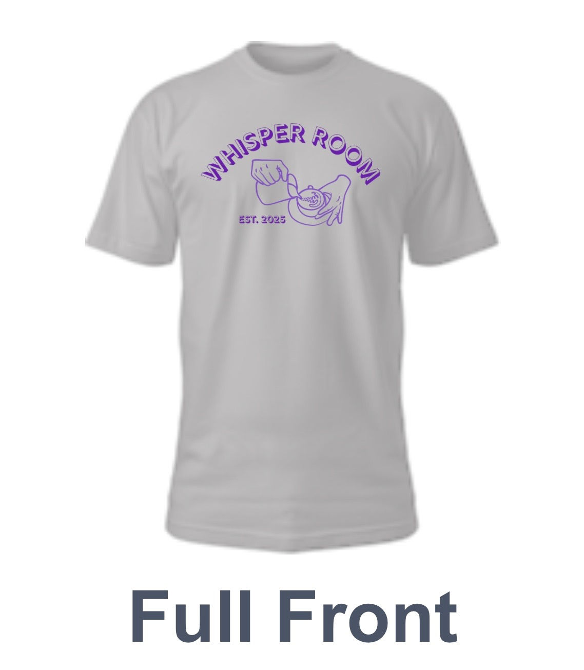 Grey T Shirt "Whisper Room"